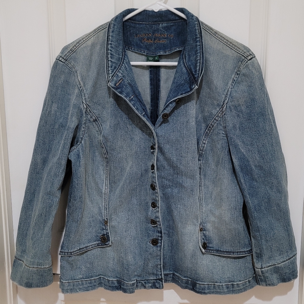Lauren Ralph Lauren Womans Vintage Rare Denim Jacket
